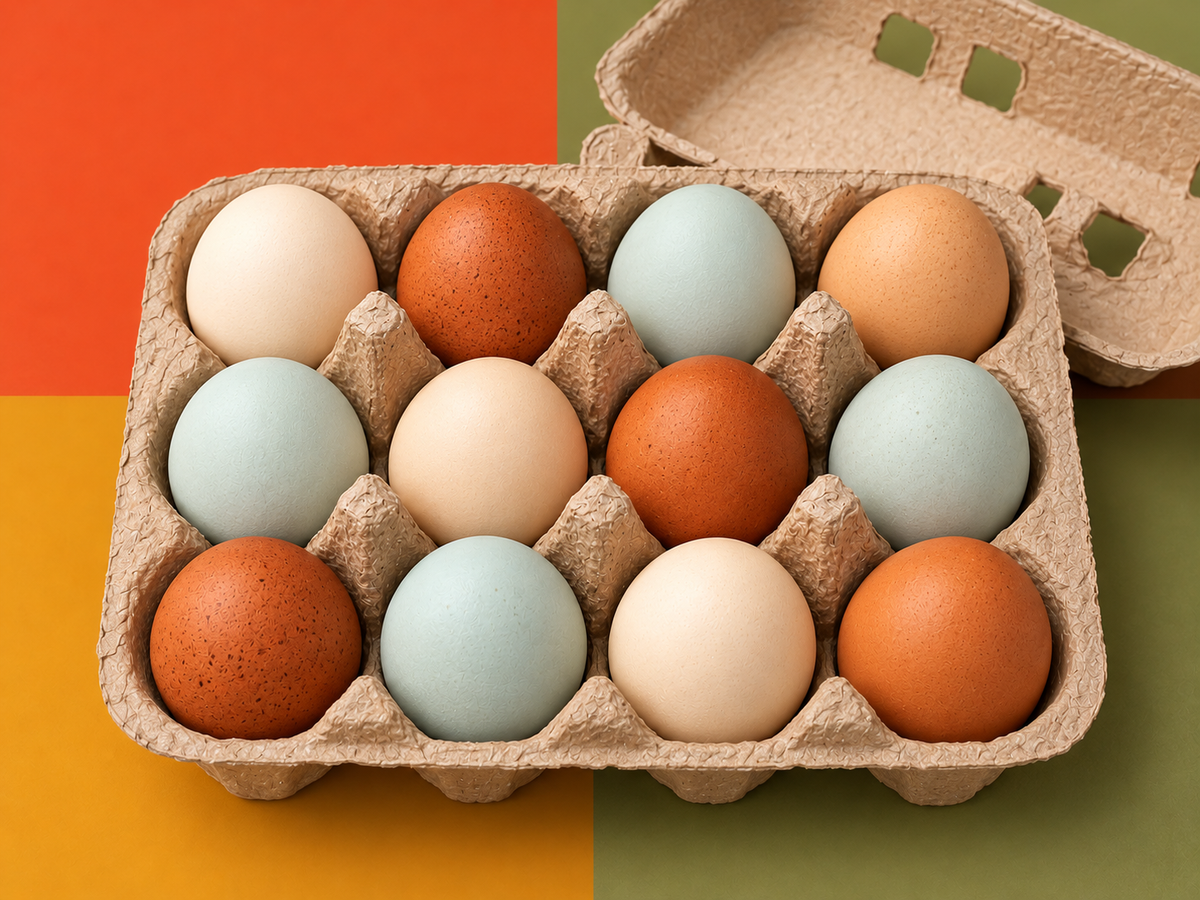 1.5 Docenas Huevos Arcoiris Organicos