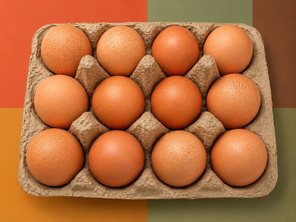 Docenas Huevos Rojos Organicos