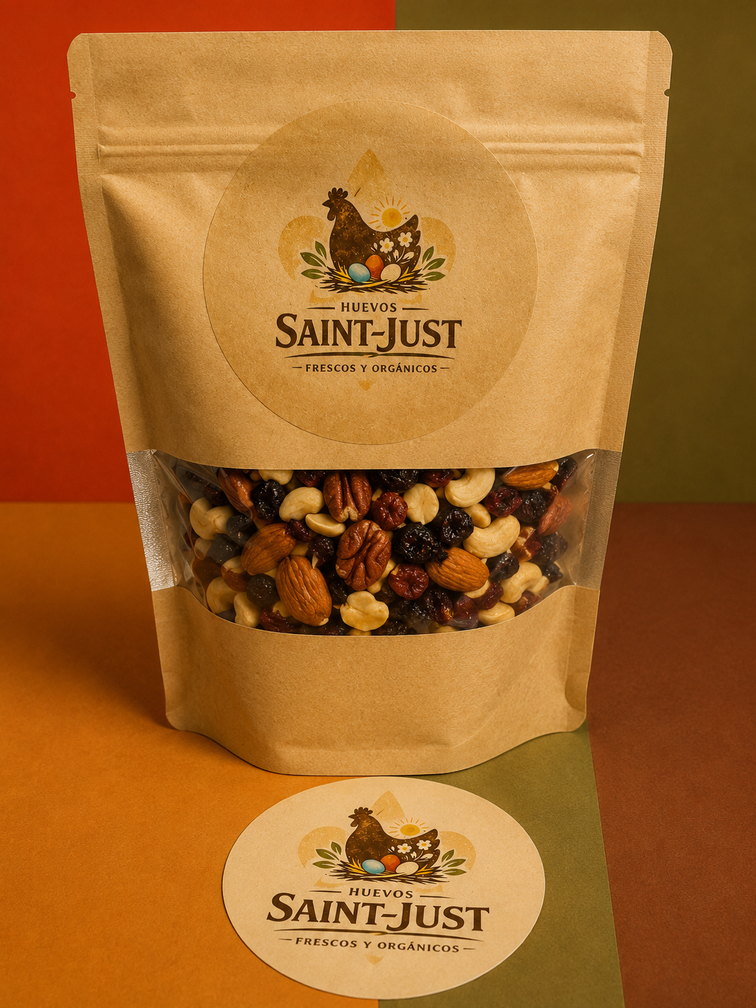 5.2 Mezcla Nueces con Fruto Secos Artesanal Orgánica Saint-Just