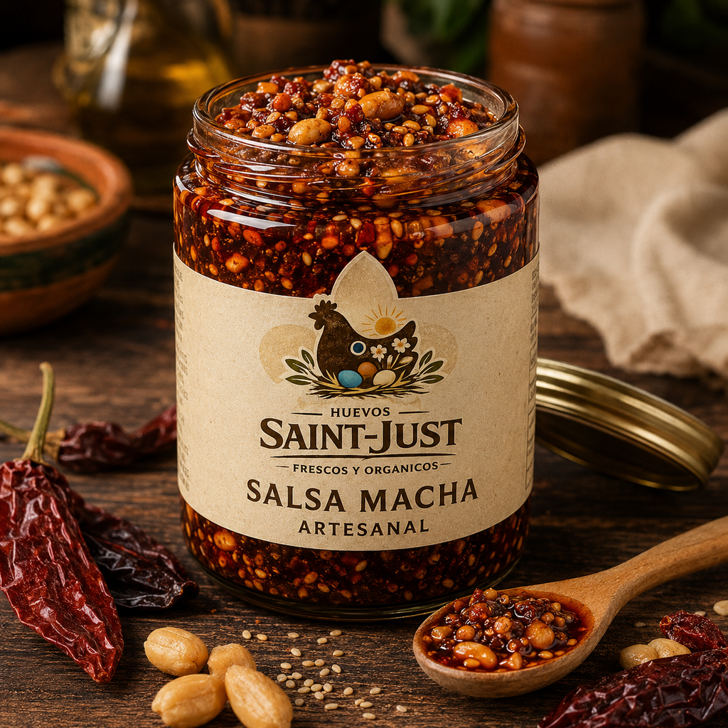 9.3 Salsa Macha Artesanal Saint-Just 350 gr.