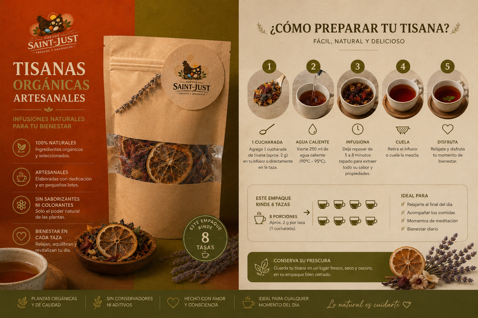 9.0 Tisanas Artesanales Organicas